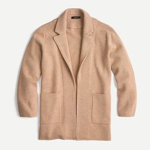J. Crew Sophie Open-Front Sweater-Blazer